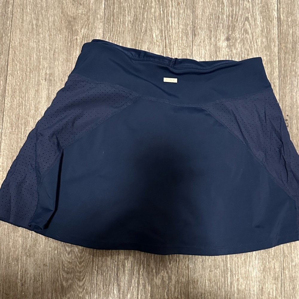 Alala Black Activewear Top with Gold Logo Plaque